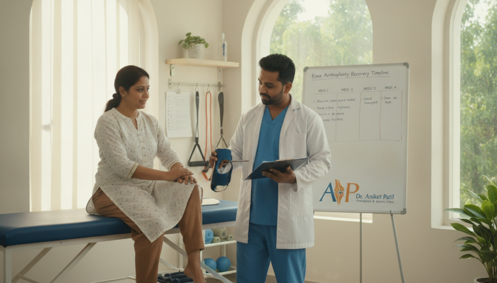 knee arthroscopy recovery time India